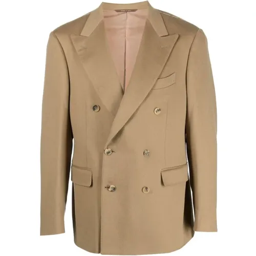 Blazers, male, , Size: 2XL Cashmere Blazer - Canali - Modalova