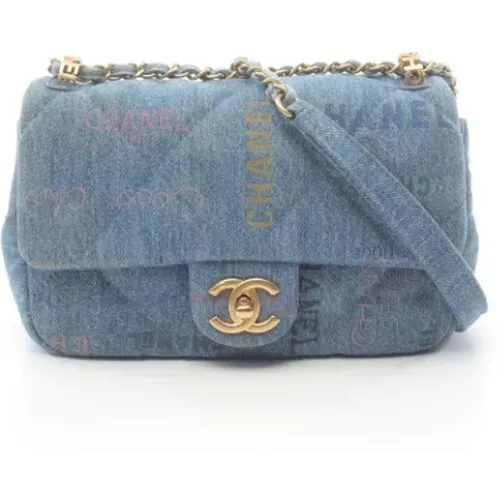 Pre-owned Denim shoulder-bags , female, Sizes: ONE SIZE - Chanel Vintage - Modalova