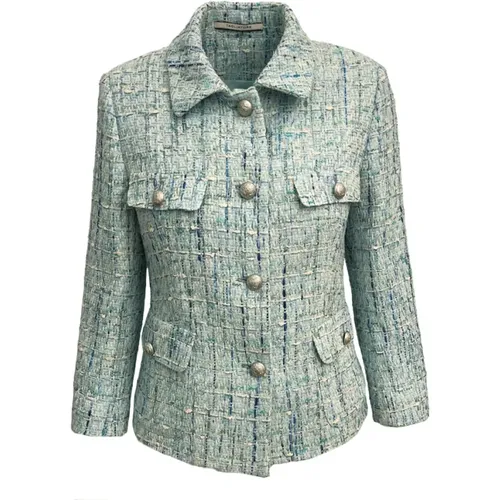 Tweed Jackets , female, Sizes: L - Tagliatore - Modalova