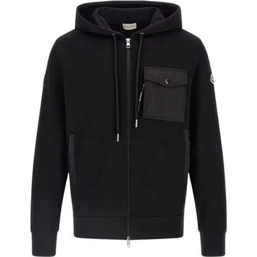 Zip-throughs, male, , Size: M Zip Up Cardigan - Moncler - Modalova