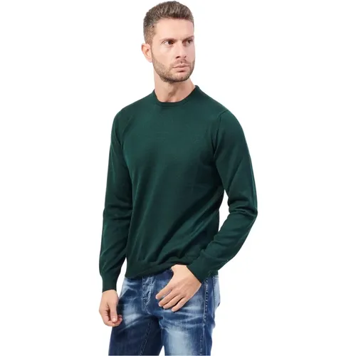 Grüner Merino Pullover Fashion Fit - Gran Sasso - Modalova