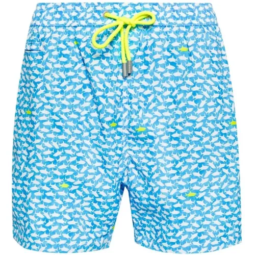 Shark Print Swim Shorts , male, Sizes: M - MC2 Saint Barth - Modalova