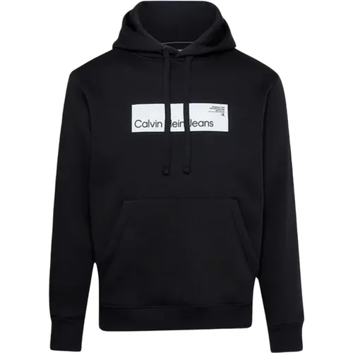 Printed Logo Hoodie - Classic Collection , male, Sizes: XL - Calvin Klein - Modalova