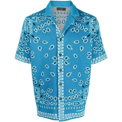 Clear Bandana Piqué Shirt , male, Sizes: M - Alanui - Modalova