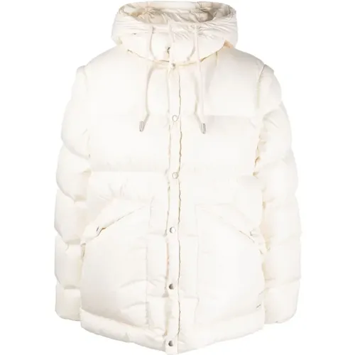 Hooded Padded Jacket , male, Sizes: M, L - Emporio Armani - Modalova
