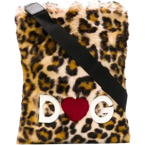 Leopardenmuster Crossbody Tasche - Dolce & Gabbana - Modalova