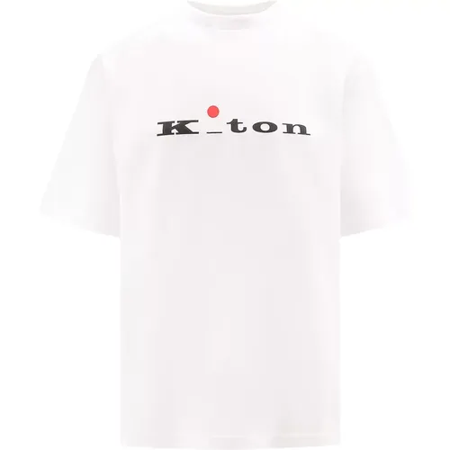 T-Shirts , Herren, Größe: L - Kiton - Modalova