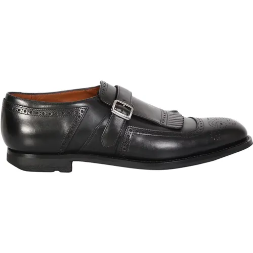 Timeless Leather Loafers with Modern Touch , male, Sizes: 8 1/2 UK - Church's - Modalova