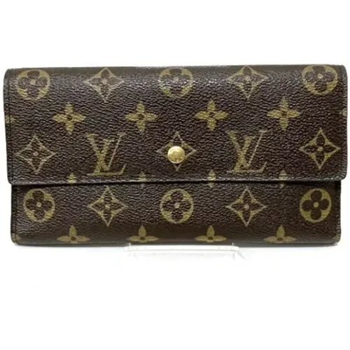 Pre-owned Canvas wallets , female, Sizes: ONE SIZE - Louis Vuitton Vintage - Modalova