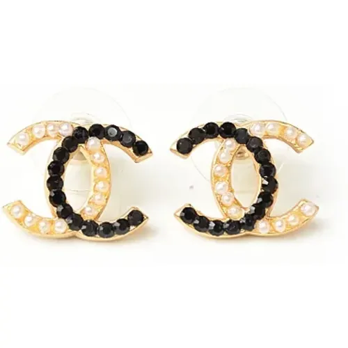 Pre-owned Jewellery, female, , Size: ONE SIZE Pre-owned Metal earrings - Chanel Vintage - Modalova