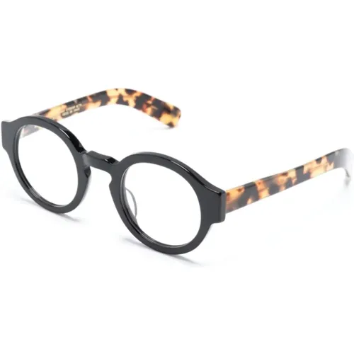 Schwarze Optische Brille Stilvoll Alltagsgebrauch , Damen, Größe: 47 MM - Kaleos - Modalova
