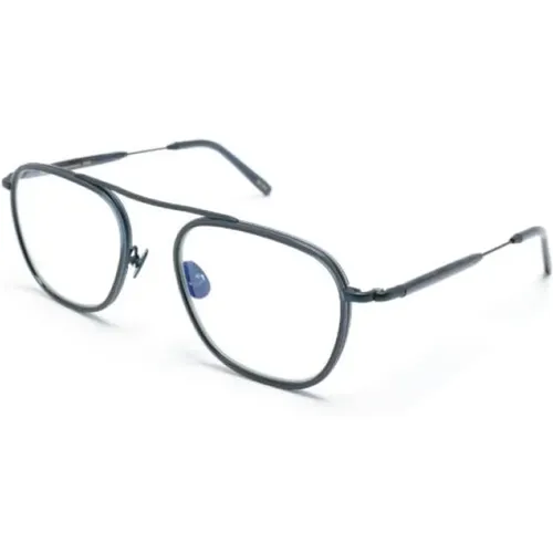 Glasses, unisex, , Size: 53 MM Fanagle OPT Navy Navy Optical Frame - Moscot - Modalova