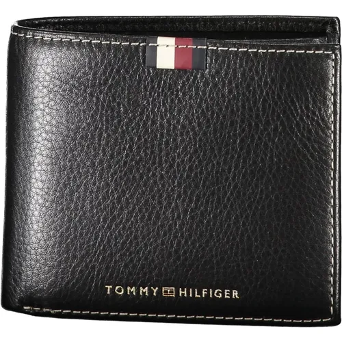 Wallets & Cardholders, male, , Size: ONE SIZE Men's Wallet Contrast Logo - Tommy Hilfiger - Modalova