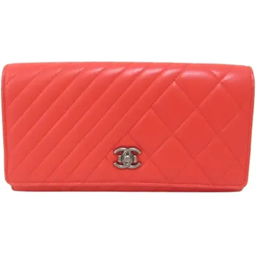 Pre-owned Wallets, female, , Size: ONE SIZE Pre-owned Leather wallets - Chanel Vintage - Modalova