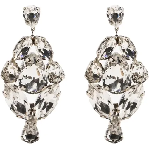 Mini Crystal Chandelier Earrings MIINTO-9783aa08b44cd06c5dc7 , female, Sizes: ONE SIZE - Simone Rocha - Modalova