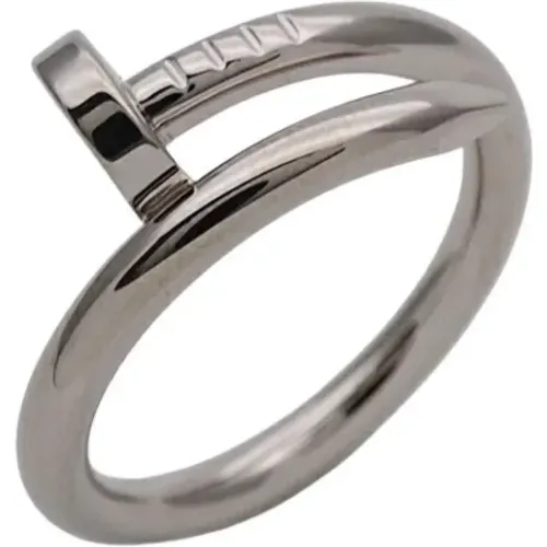 Pre-owned Jewellery, female, , Size: ONE SIZE Pre-owned White Gold rings - Cartier Vintage - Modalova