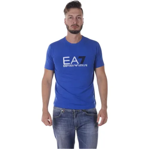 Lässiger Sweatshirt für Männer , Herren, Größe: S - Emporio Armani EA7 - Modalova