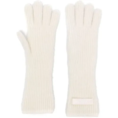 Off- Gros Grain Gloves , female, Sizes: ONE SIZE - Jacquemus - Modalova