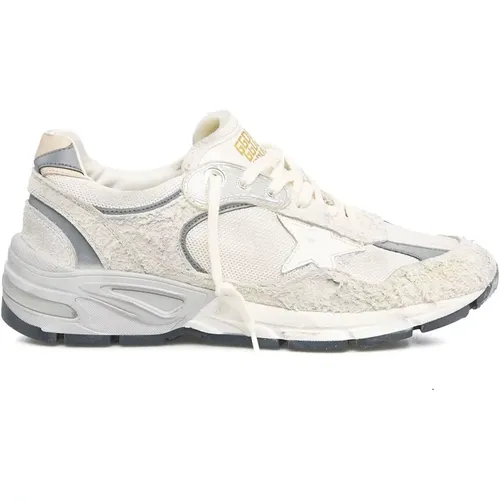 Grey Running Dad Sneakers , female, Sizes: 5 UK - Golden Goose - Modalova
