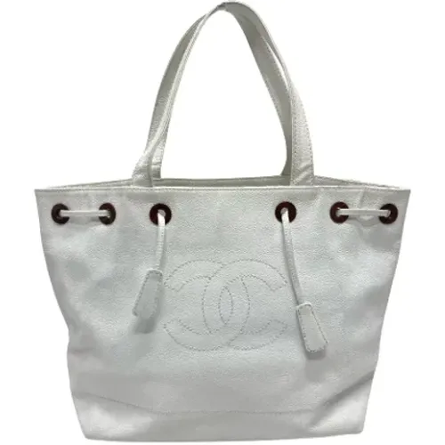 Pre-owned Tote Bags, female, , Size: ONE SIZE Pre-owned Leather totes - Chanel Vintage - Modalova