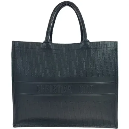 Pre-owned Tote Bags, male, , Size: ONE SIZE Pre-owned Leather dior-bags - Dior Vintage - Modalova