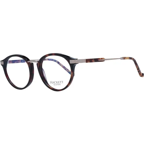 Glasses, male, , Size: ONE SIZE Stylish Round Acetate Optical Frames - Hackett - Modalova