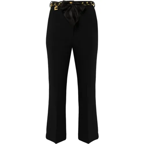 Pants , female, Sizes: L, 2XL - Elisabetta Franchi - Modalova