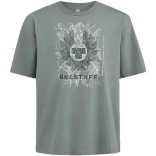 Karte Mineral T-Shirt , Herren, Größe: L - Belstaff - Modalova