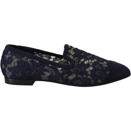 Loafers , Damen, Größe: 37 EU - Dolce & Gabbana - Modalova