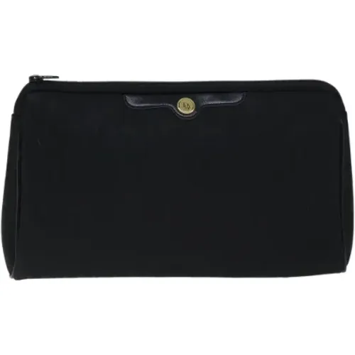 Pre-owned Clutches, female, , Size: ONE SIZE Pre-owned Canvas clutches - Dior Vintage - Modalova