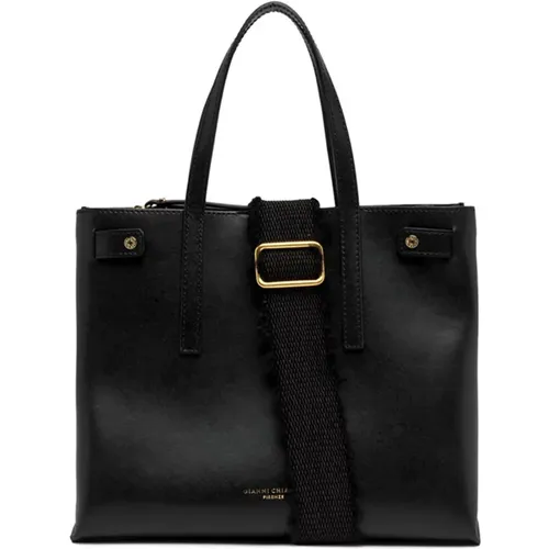 Elegante Schwarze Altea Handtasche , Damen, Größe: ONE Size - Gianni Chiarini - Modalova