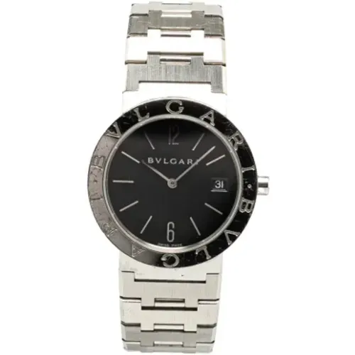 Pre-owned Watches, male, , Size: ONE SIZE Pre-owned Stainless Steel watches - Bvlgari Vintage - Modalova