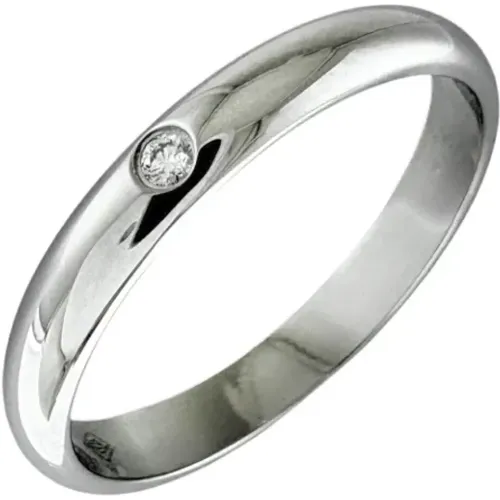 Pre-owned Jewellery, female, , Size: ONE SIZE Pre-owned Platinum rings - Cartier Vintage - Modalova