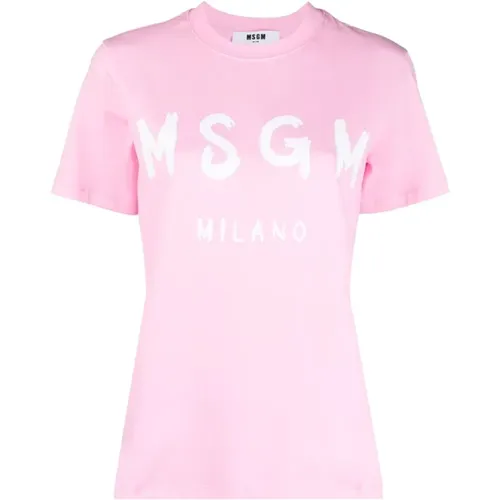 T-Shirts , Damen, Größe: S - Msgm - Modalova