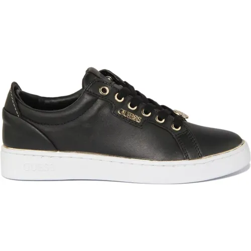 Leather Sneakers Women Casual Style , female, Sizes: 4 UK - Guess - Modalova