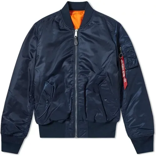 Bomber Jackets, male, , Size: M Bomber Jacket Ma-1 VF 59 07 Replica - alpha industries - Modalova