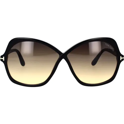 Sunglasses, unisex, , Size: 64 MM Classic Butterfly Sunglasses - Tom Ford - Modalova