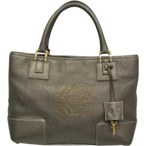 Pre-owned Tote Bags, female, , Size: ONE SIZE Pre-owned Leather handbags - Loewe Pre-owned - Modalova