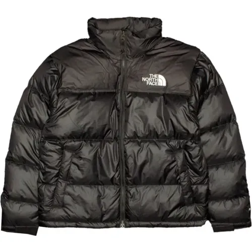 Retro Kapuzenjacke Schwarz Reißverschluss , Herren, Größe: M - The North Face - Modalova