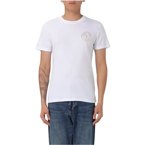 T-Shirts, male, , Size: XS Logo Tee - Versace Jeans Couture - Modalova