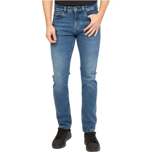 Authentic Slim Fit Jeans , male, Sizes: W32 - Hugo Boss - Modalova