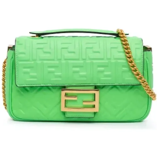 Pre-owned Handbags, female, , Size: ONE SIZE Pre-owned Leather fendi-bags - Fendi Vintage - Modalova