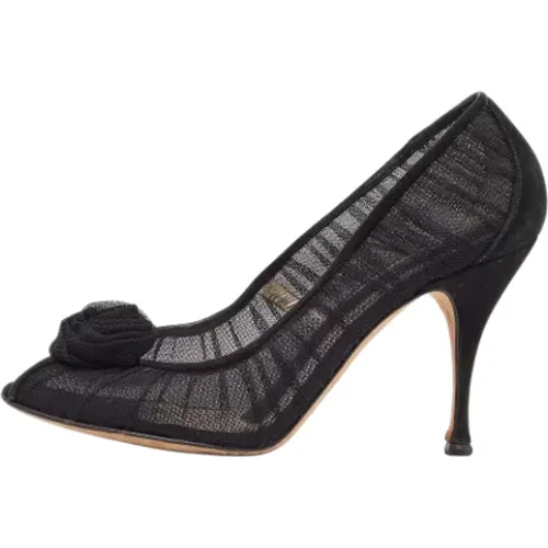 Pre-owned Pumps, female, , Size: 10 US Pre-owned Tulle heels - Dolce & Gabbana Pre-owned - Modalova