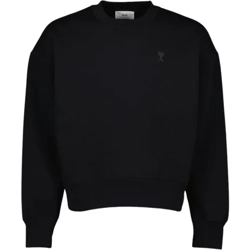 Herz Logo Sweatshirt , Herren, Größe: XS - Ami Paris - Modalova