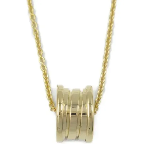 Pre-owned Jewellery, female, , Size: ONE SIZE Pre-owned Gold necklaces - Bvlgari Vintage - Modalova