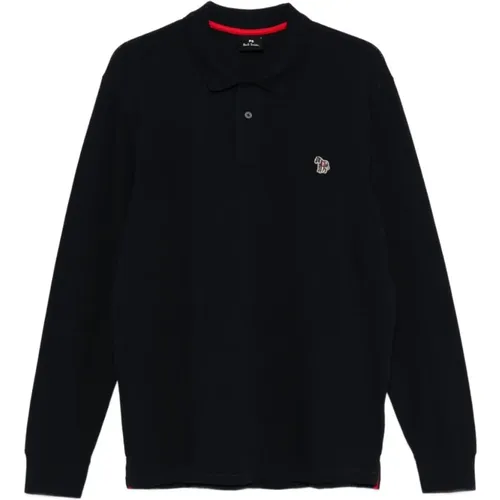 Polo Shirts, male, , Size: S Long Sleeve Polo Shirt - Paul Smith - Modalova