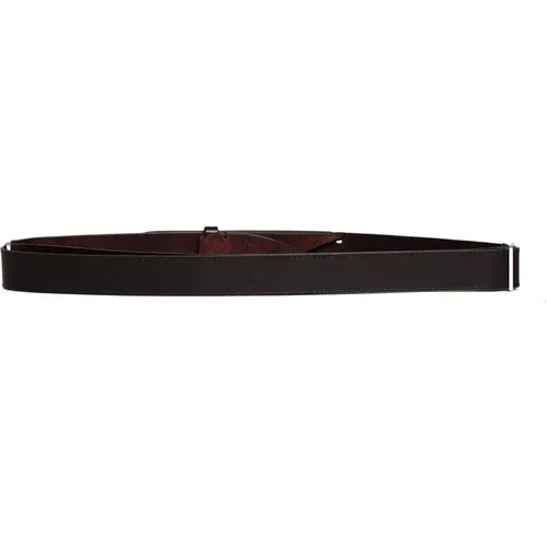 Belts, male, , Size: ONE SIZE Leather Belt Stylish Men's Accessory - Orciani - Modalova