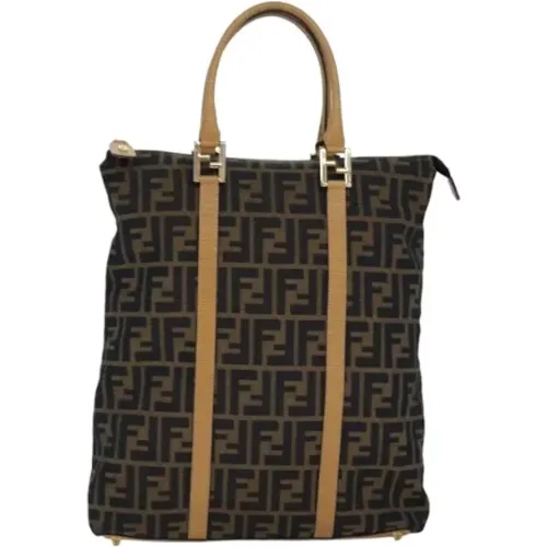 Pre-owned Tote Bags, female, , Size: ONE SIZE Pre-owned Canvas fendi-bags - Fendi Vintage - Modalova