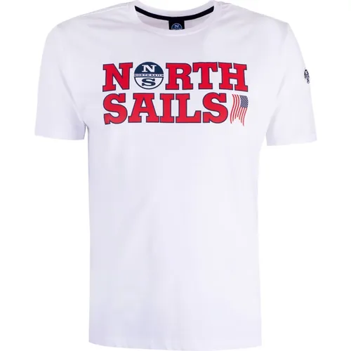 T-shirt , male, Sizes: M, XL, L - North Sails - Modalova