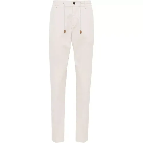 Drawstring Pants in Cotton/Lyocell/Silk Blend , male, Sizes: W34 - Eleventy - Modalova